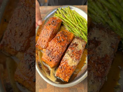 Pan fried salmon made easy with @recimeapp
