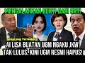 UGM TAK BISA SELAMAT.!! MENGALAHKAN BUKTI DARI RRT, LISA BUATAN UGM SENDIRI NGAKU JKW TAK LULUS ‼️