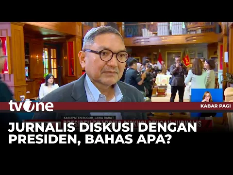 Presiden Prabowo Ajak Diskusi Para Pemimpin Redaksi di Hambalang Bogor