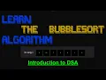 Learn Bubble Sort Explained Implemented with Visualizations DSA Ep 15