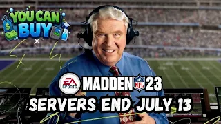 You Can Buy Madden NFL 23 But the Servers Are Ending