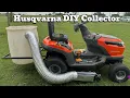 Build DIY Husqvarna Leaf Bagger ride on Lawnmower on budget hack