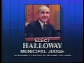 Elect Harry Halloway Municipal Judge 10 sec Milwaukee 1991