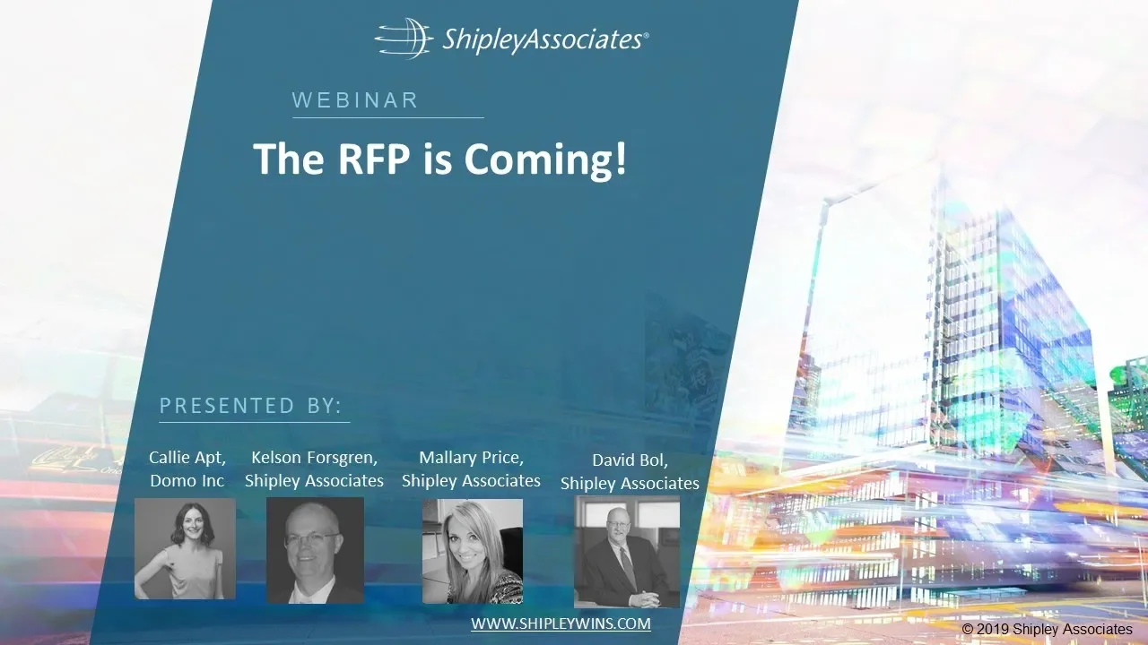 The RFP is Coming!
