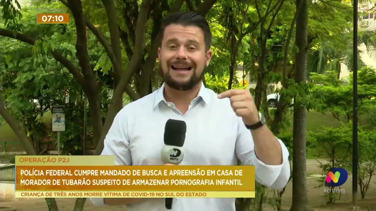 Morador de Tubarão é alvo de operação da Polícia Federal contra a pornografia infantil