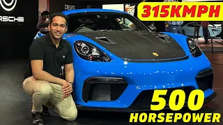 500HP - 315KMPH Top Speed - 0 to 100kmph in 3.4 Seconds | Porsche 718 Cayman GT4 RS 🔥