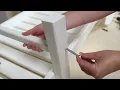 POLYWOOD Nautical Chaise Assembly