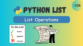 Session Python List Operations Must Know for Interviews Python Course