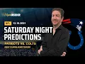 Saturday Night Football Predictions Week 15 - NFL Picks and Odds