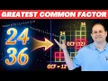Finding the Greatest Common Factor
