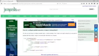 How do I configure parallel execution of steps in Spring Batch javapedia net