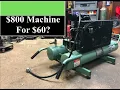 Restored Dayton Wheelbarrow Air Compressor