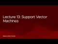 Lecture 13 Fall 2025 original Support Vector Machines