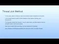 Thread Join Method Lecture 28 Multithreading-II