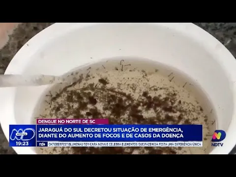 Jaraguá do Sul decreta situação de emergência devido ao aumento de casos de dengue