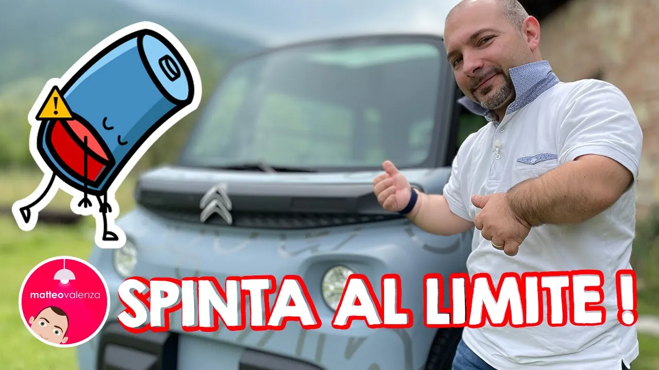 Citroën Ami, 55 km in città fino alla riserva estrema