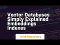 vector databases simply explained embeddings indexes