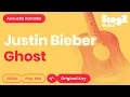 Download Lagu Justin Bieber - Ghost (Karaoke Acoustic)