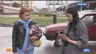 Омские волонтёры спасли собаку, выброшенную из окна