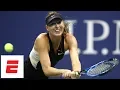 2018 US Open highlights Maria Sharapova ousted by Carla Suarez Navarro in Round of 16 ESPN