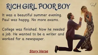 Learn English Through Story ⭐ Level 2 – Rich Girl Poor Boy | Love Story | StoryVerse