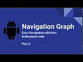 Navigation Graph Part-2 Kotlin Android Up Button