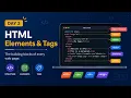 Learn HTML Elements and Tags Day 2 HTML Course 2026