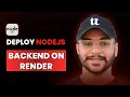 How to Deploy NodeJS Backend on Render