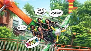 Kerala Trip Part 2: A Fun Day at Wonderla Kochi With Eagle & Family 😂