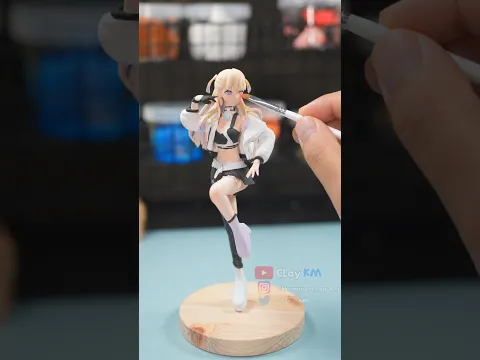 轟はじめ「Deep Dive」粘土フィギュア作ってみた ⚡ hololive ReGLOSS Todoroki Hajime