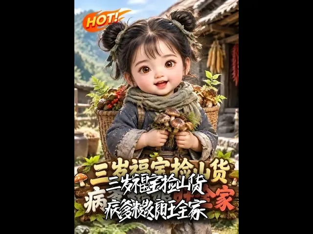 三岁福宝捡山货,病爹糙娘旺全家