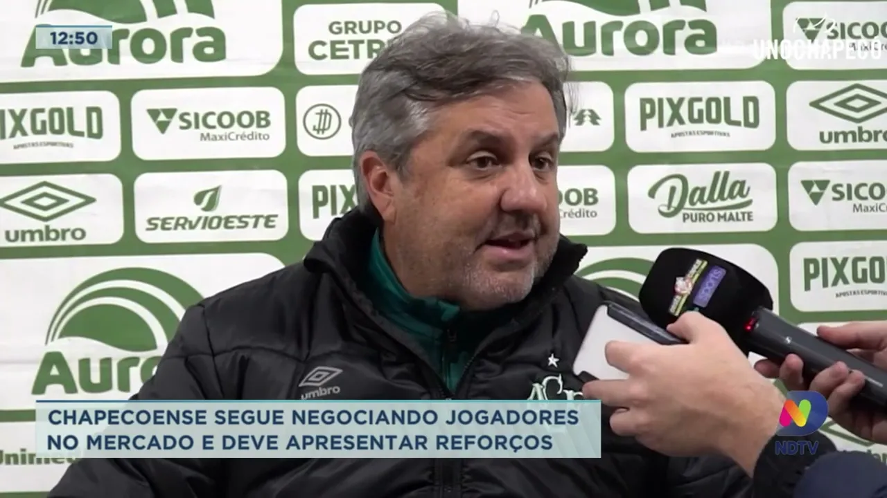 Chapecoense segue negociando jogadores no mercado e deve apresentar reforços