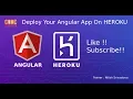 Hindi Depoy Angular App to Heroku in 16 Minutes CodeMinister