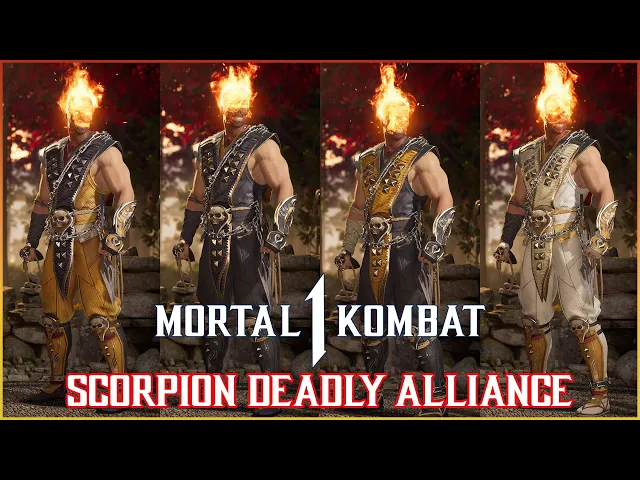 Mortal Kombat 1 Scorpion Deadly Alliance Skin Gameplay and Preview