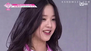Produce 48 48 - Bae Yoon Jung s reaction to the Very Very Very centers Eng subs