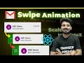 React Native Swipe Animation Like Gmail Engineer Codewala