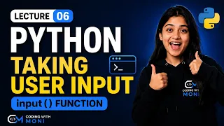 Python User Input in Python input Function Explained Python Course in Hindi Lecture 6