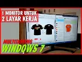 Download Lagu Cara Membagi Monitor Menjadi 2 Layar | Multitasking Windows 7