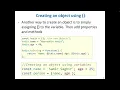 CMPS 350 Web Programming OOP Using JavaScript - Part 1