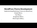 Bootstrap menu to WordPress Part-5
