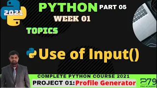 user input in python python tutorial for beginners in Urdu Week 01 Part 05
