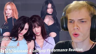 they killed me with these aespa serenade u0026 lollipop sub unit performance reaction