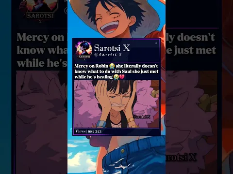 Robin in episode 1176😭 #robin #saul #holyknight #onepiece