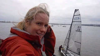 funNstuff 2015 Willies Warm Up Series Race 10. The final race with Ian out in his Blaze dinghy again