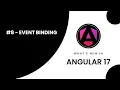 Learn Angular 17 in Arabic Mastering Event Binding in Angular