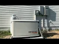 Installing our new 24kw Generac generator with electrical wiring