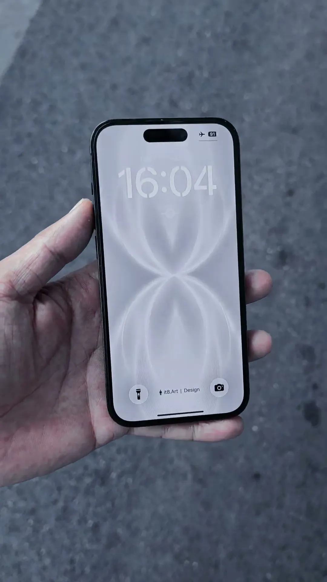 White Loops iPhone Setup Preview