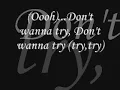 I Don't Wanna Try No More - Frankie J (Lyrics)