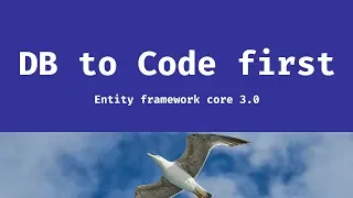 From Db First to code first