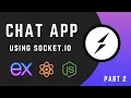 Build A Chat App in 1 Hour - React JS Express JS Socket io Part 2